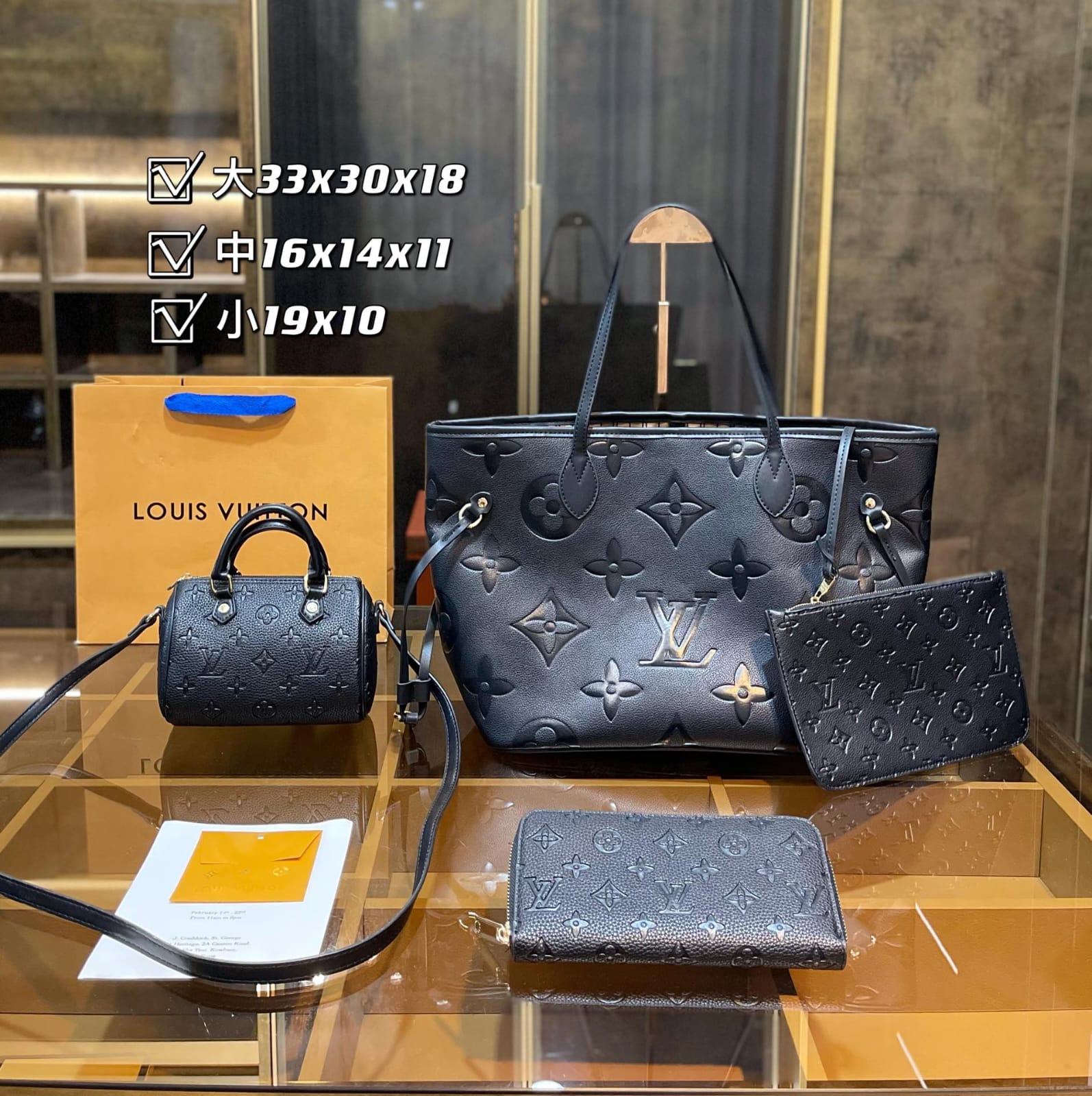 Louis Vuitton Neverfull Handbag Sets