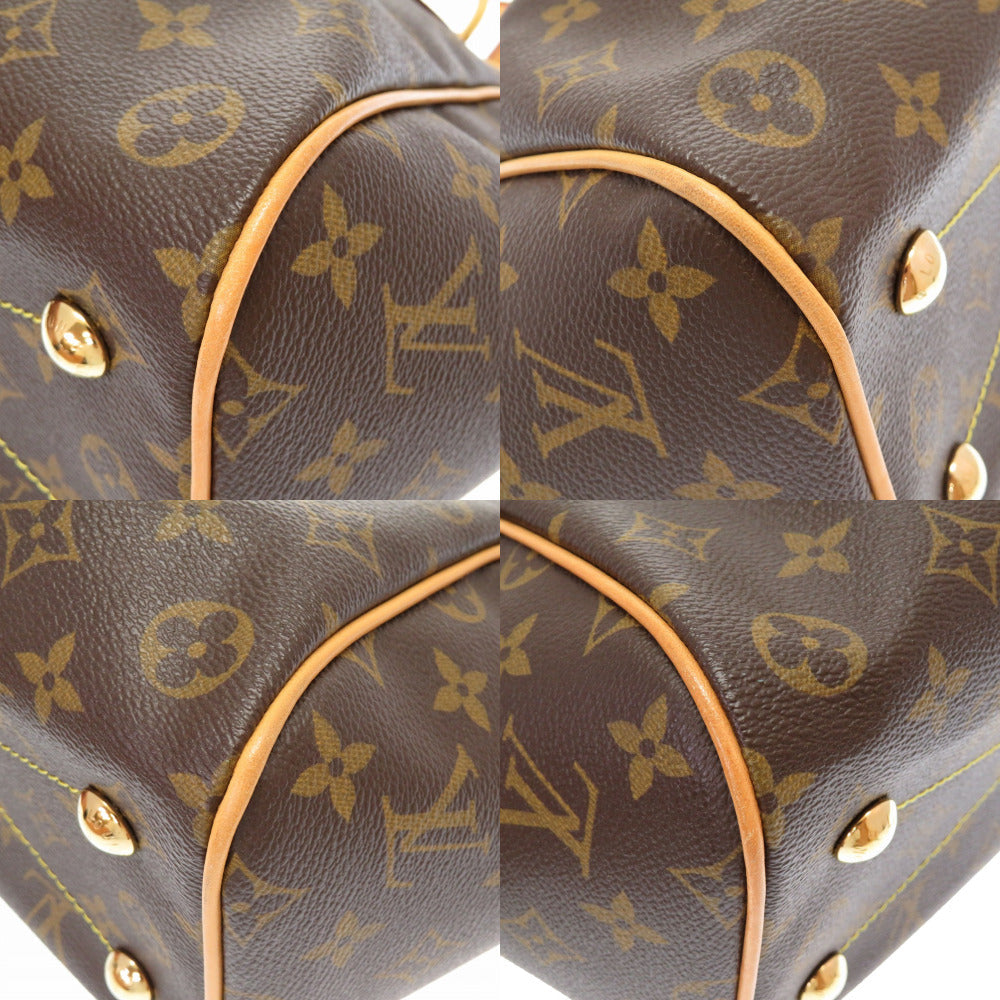 LOUIS VUITTON Handbag M40143 Monogram canvas Brown Monogram Tivoli PM Women