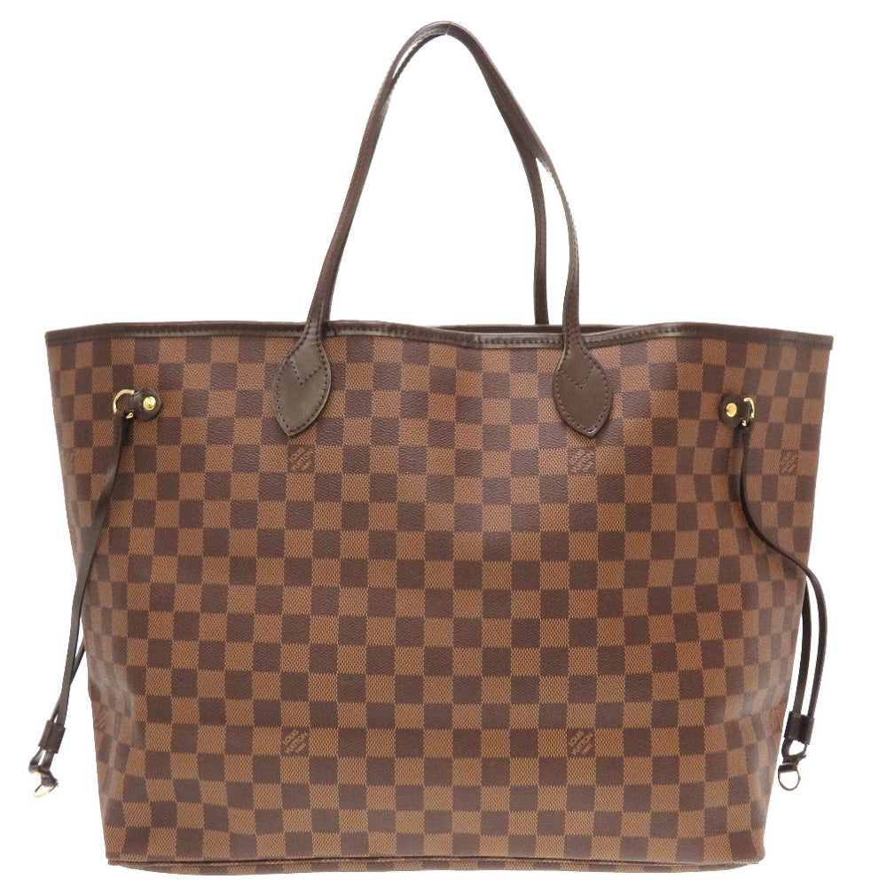 LOUIS VUITTON Tote Bag Damier canvas Brown Damier Ebene Neverfull GM Women