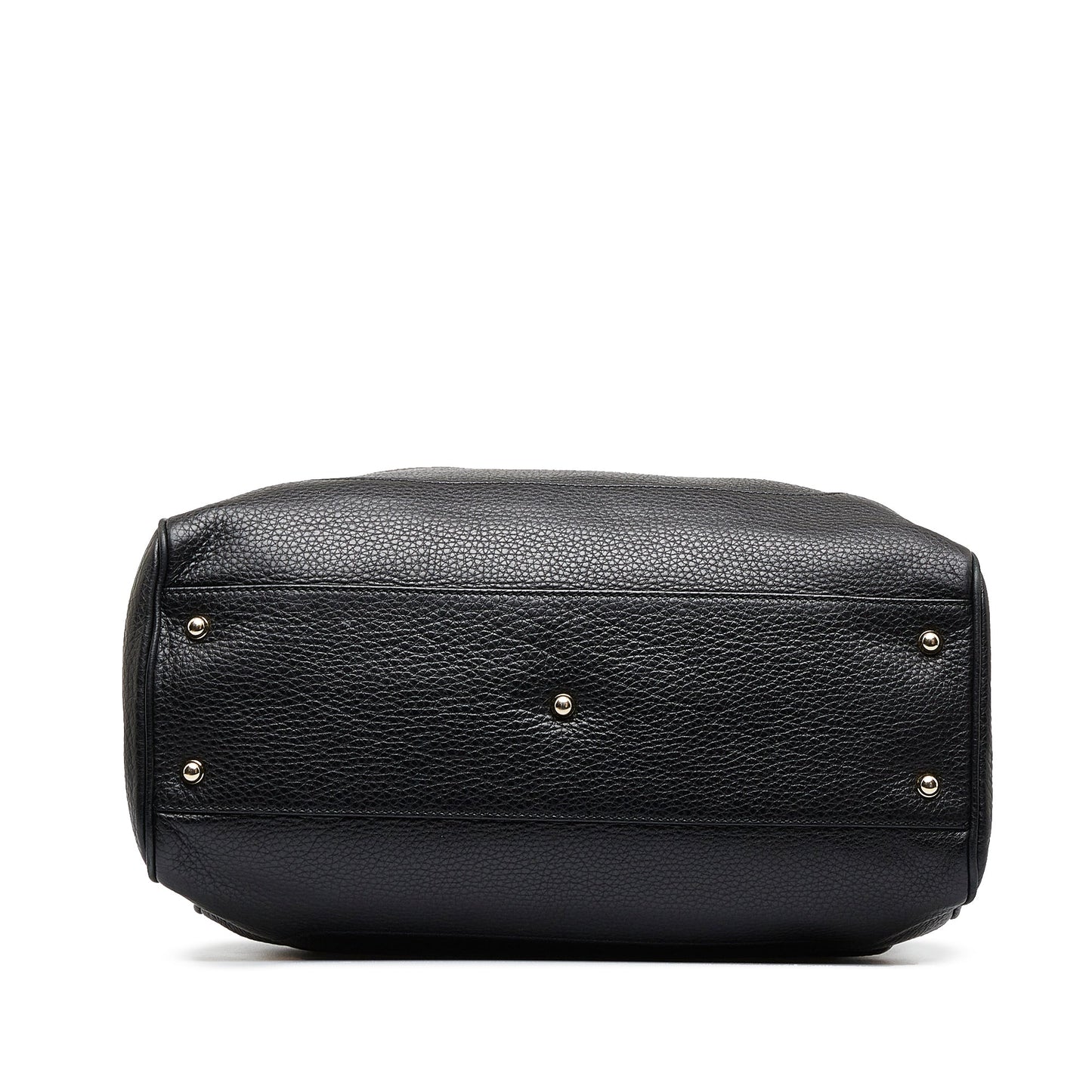 Gucci Bamboo Black Leather Tote Style 2