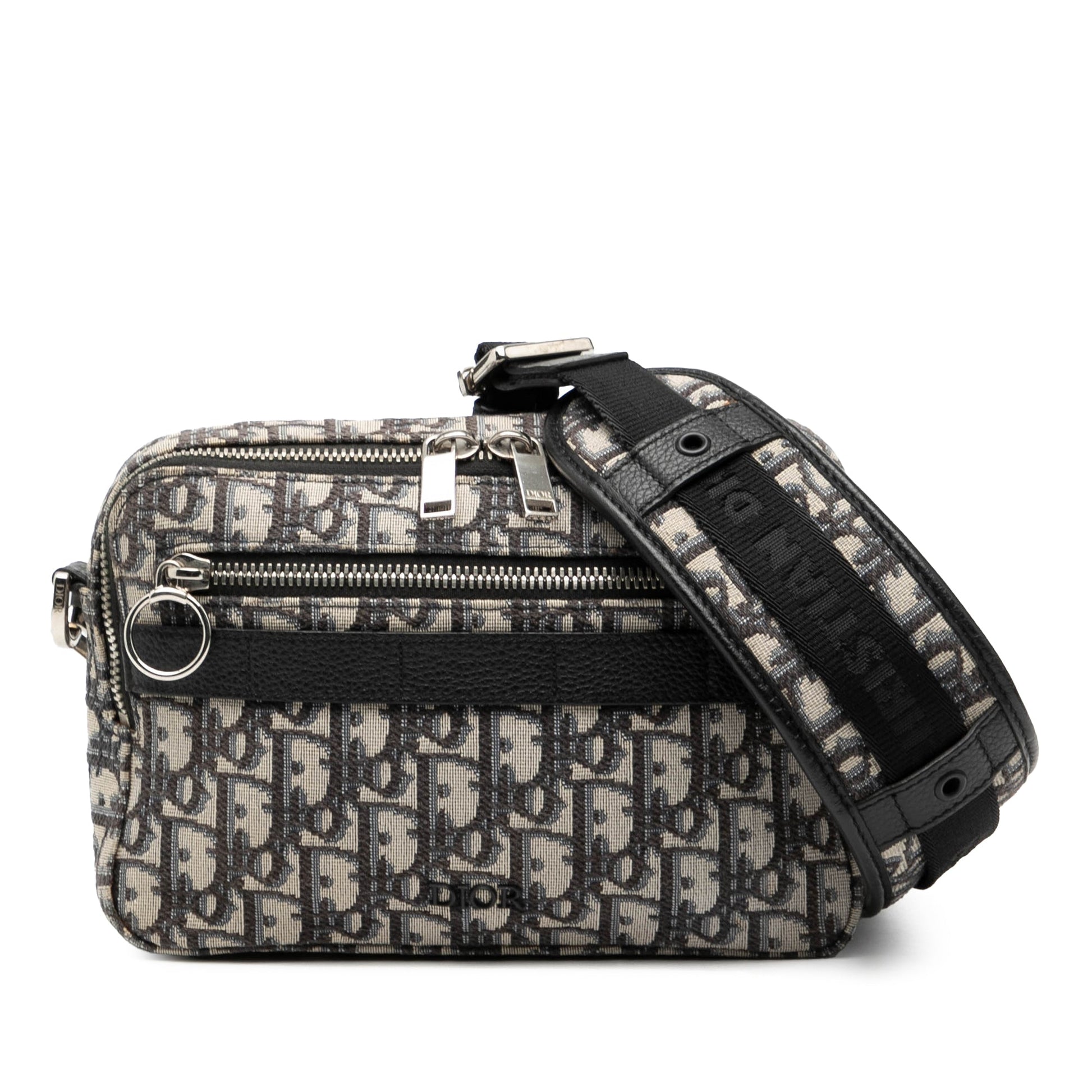 Blue Dior Oblique Canvas Safari Crossbody