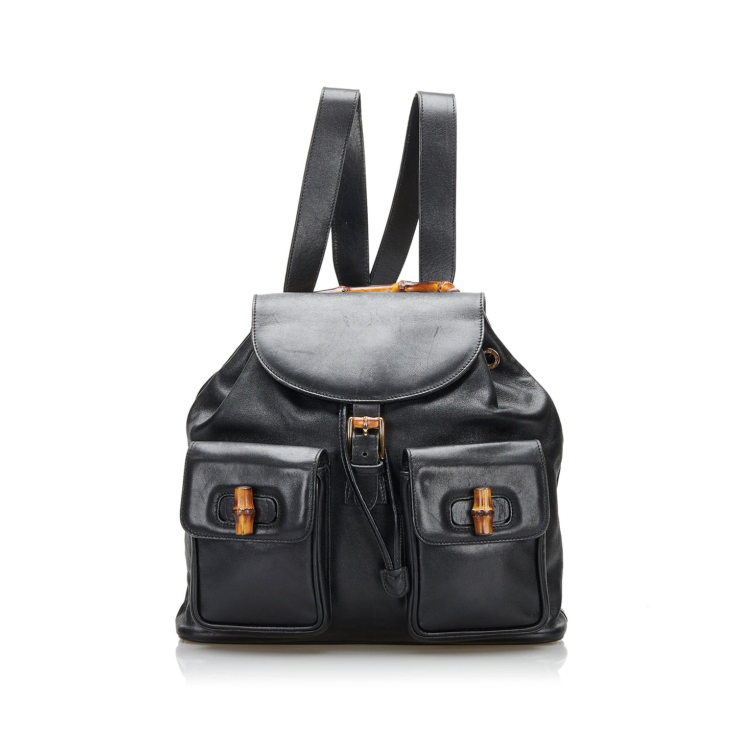 Gucci Leather Top Handle Backpack