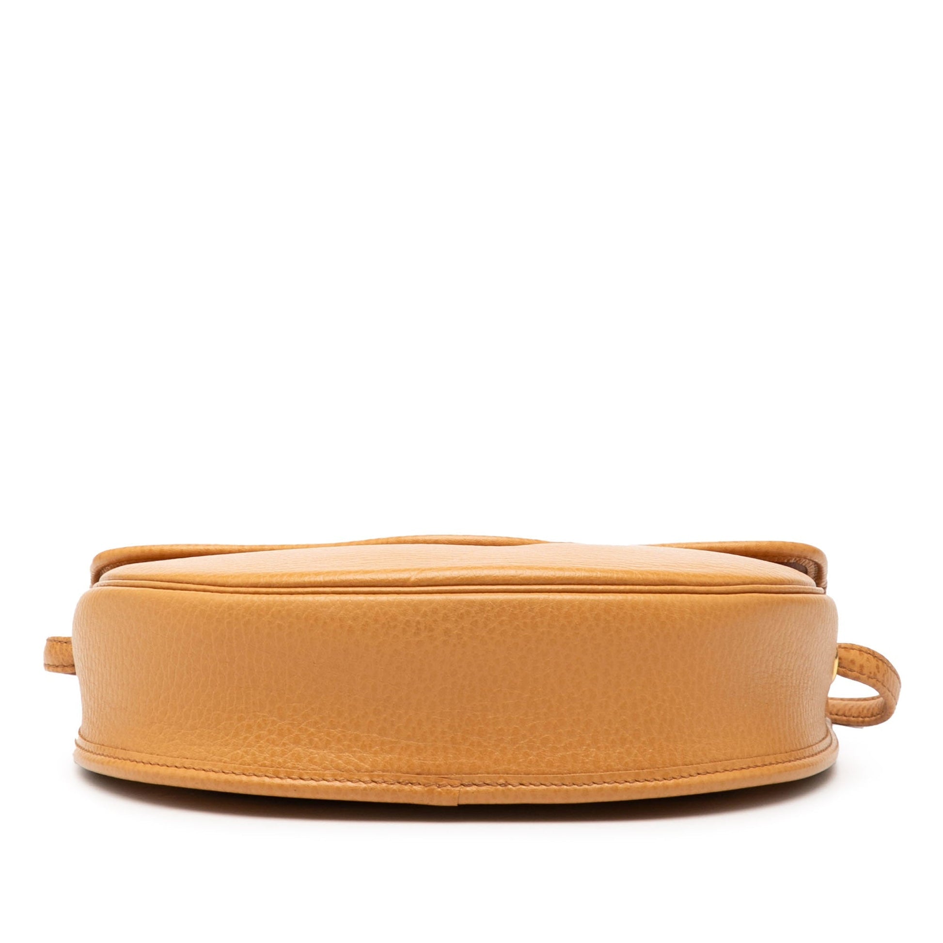 Brown Dior Pebbled Leather Crossbody