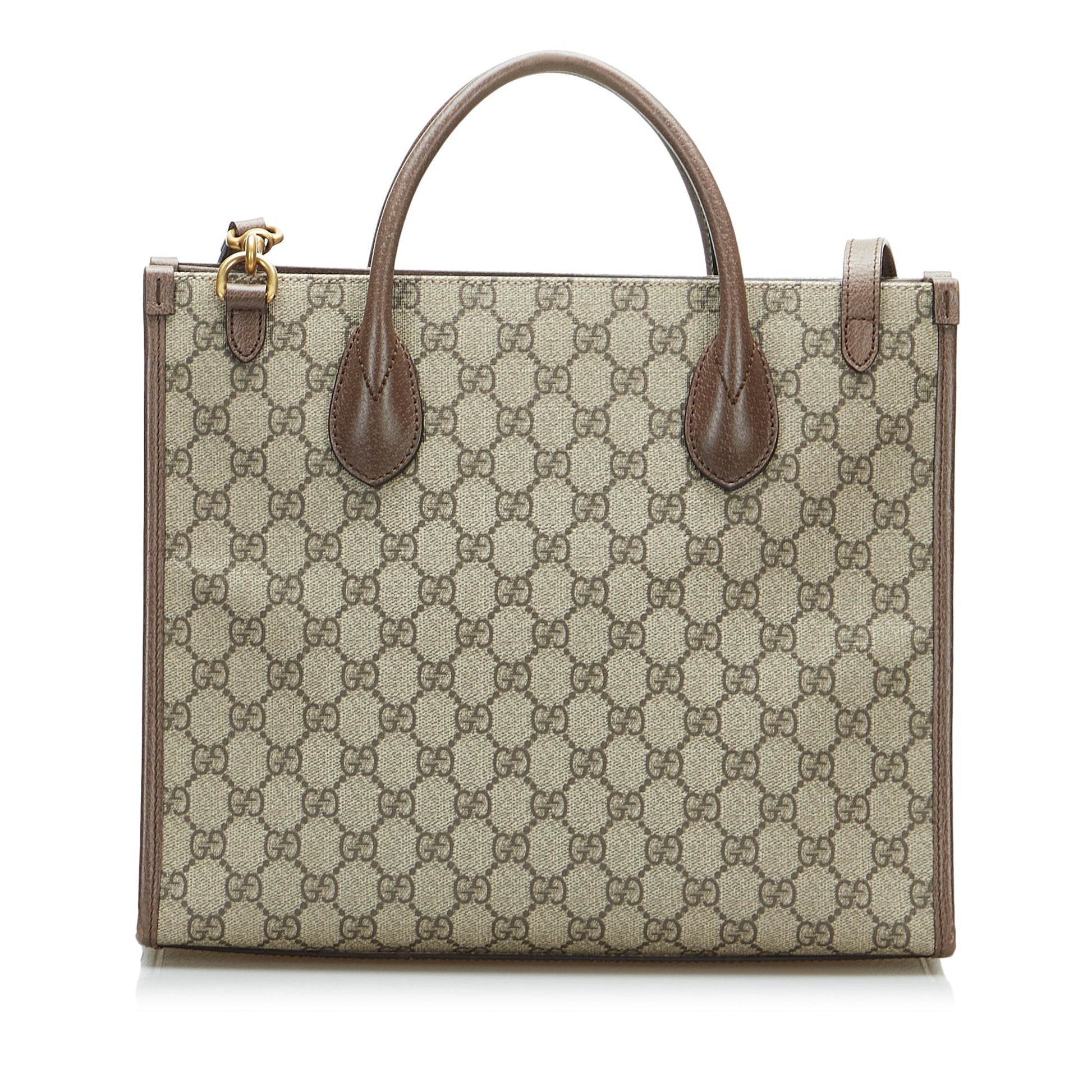 Gucci GG Supreme Leather Canvas Tote Style 1
