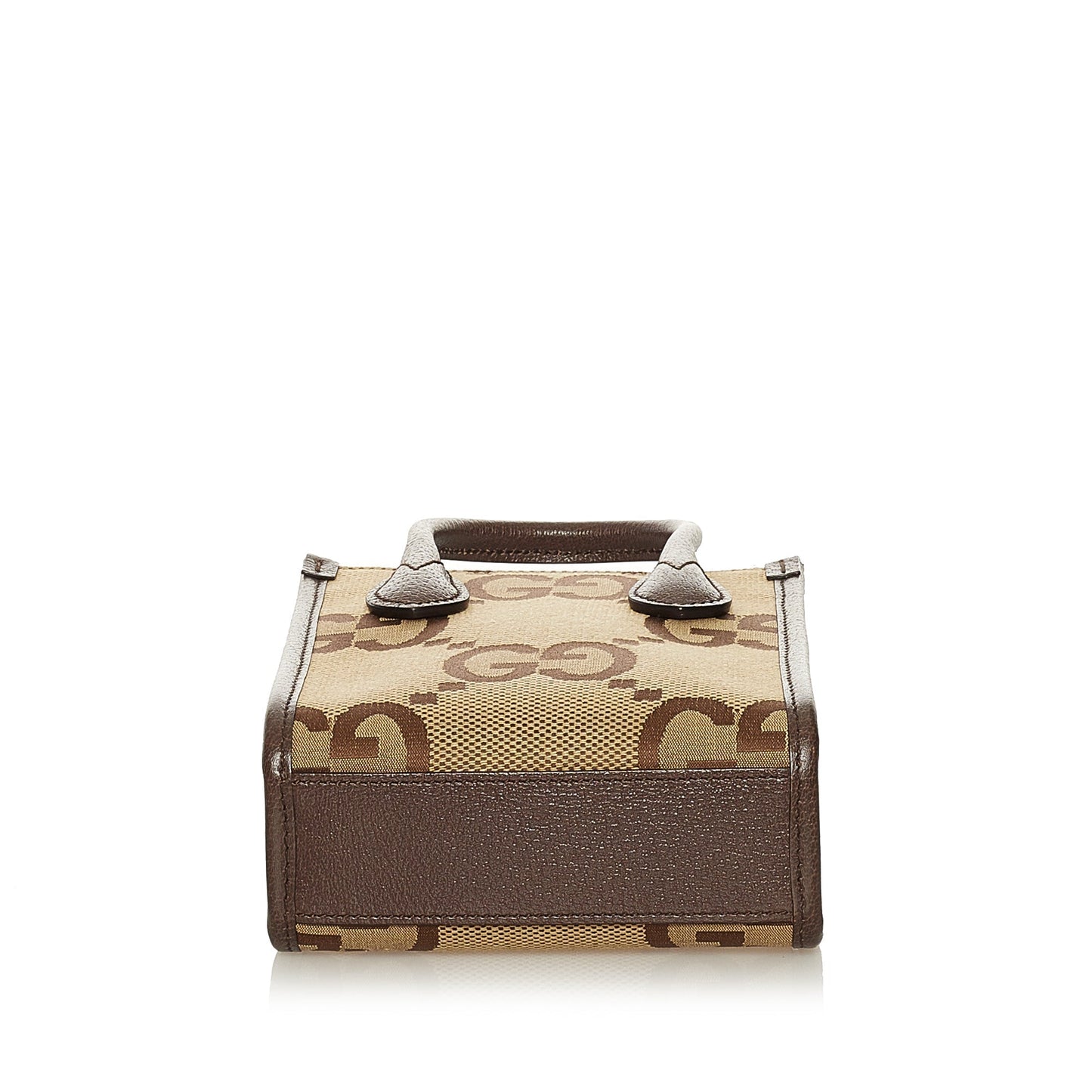 Gucci Web Leather Canvas Satchel