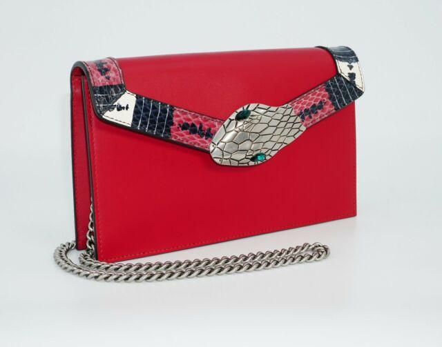 Gucci Monogram Chain Leather Crossbody