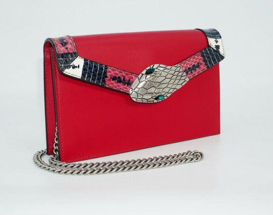 Gucci Monogram Chain Leather Crossbody