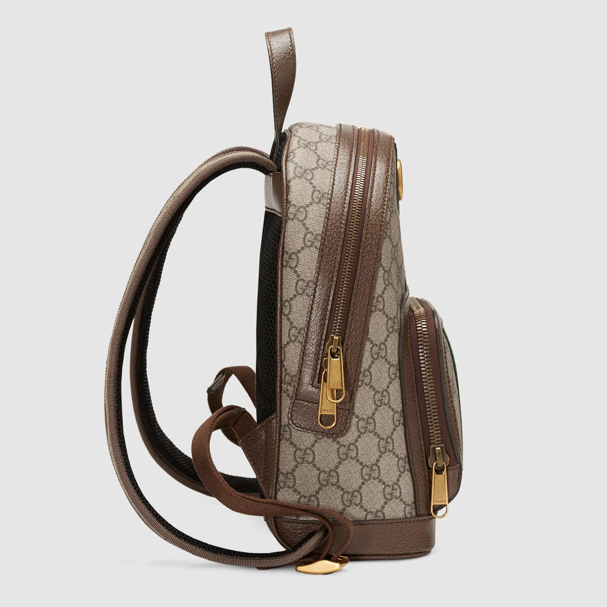 Gucci Monogram Leather Canvas Crossbody