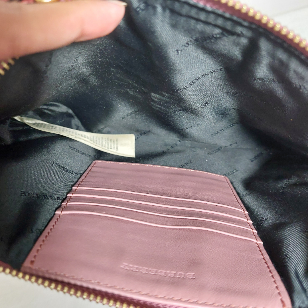 Burberry Peyton Leather Haymarket Check Crossbody Bag | |