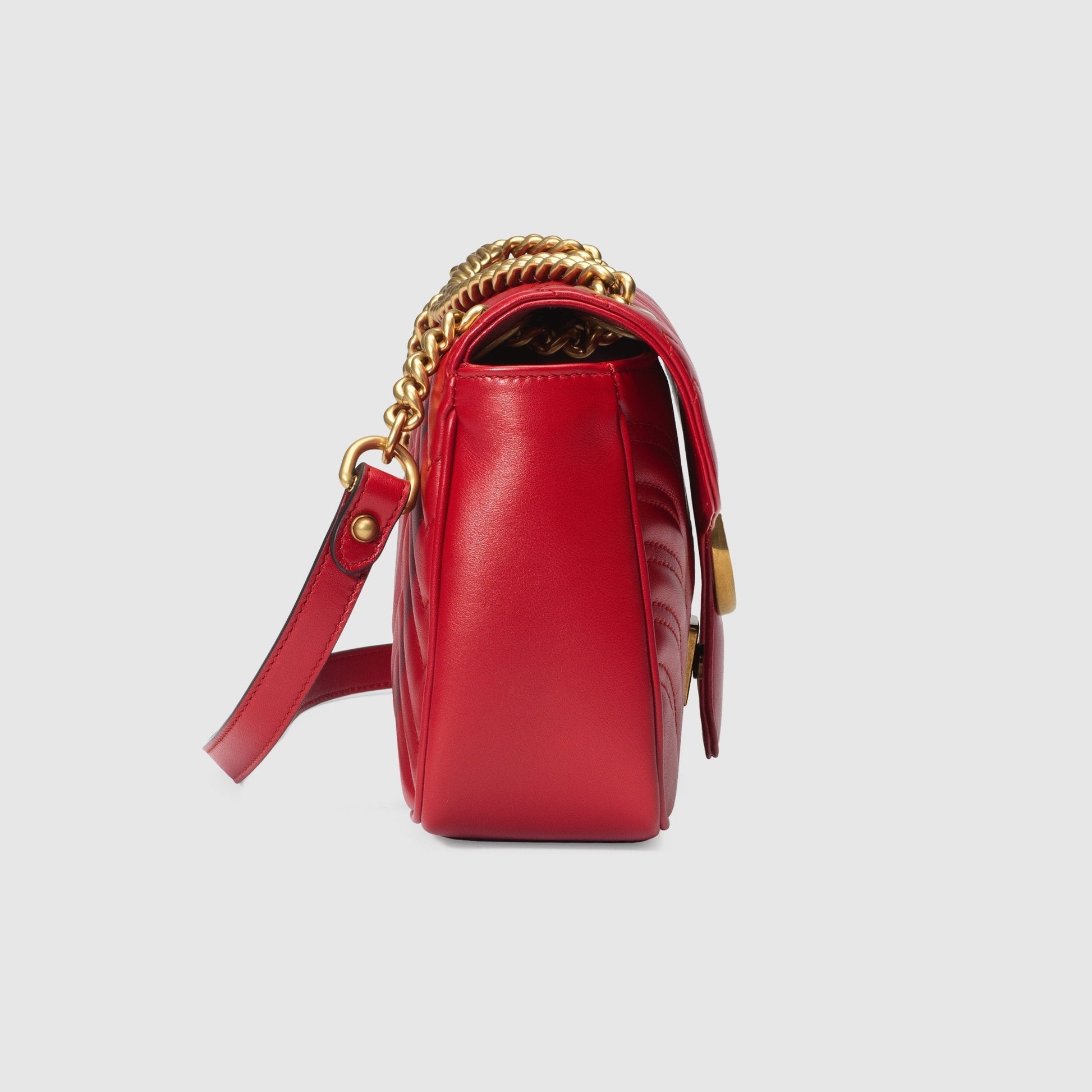 Gucci Monogram Chain Leather Crossbody