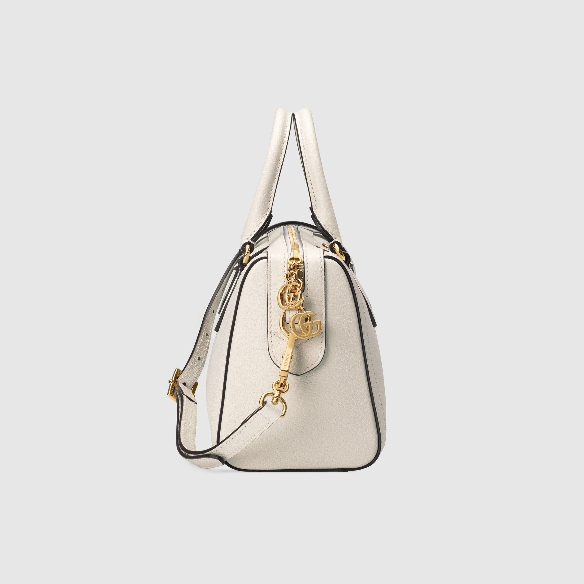 Gucci Monogram Nylon Chain Leather Crossbody