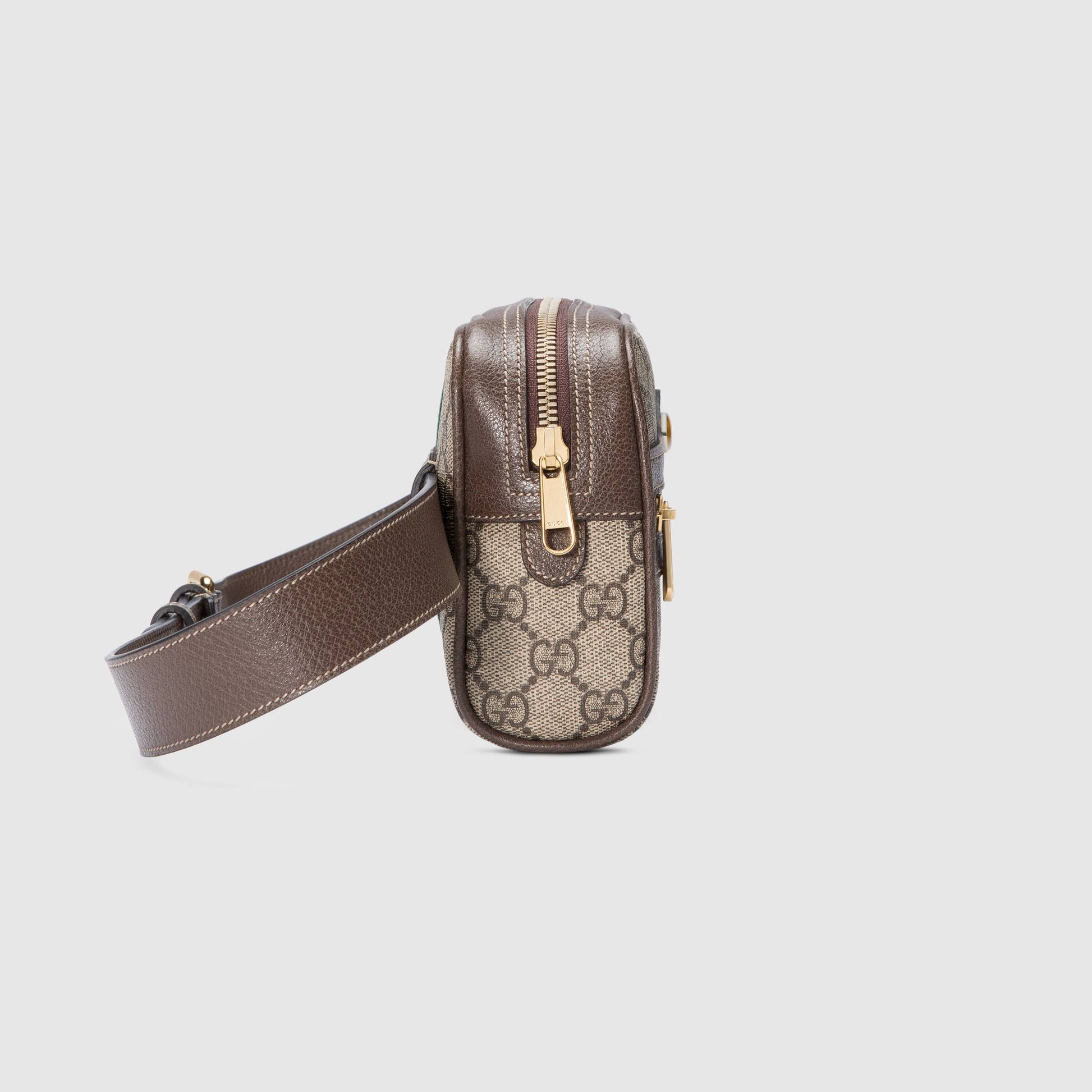 Gucci Monogram Leather Canvas Crossbody