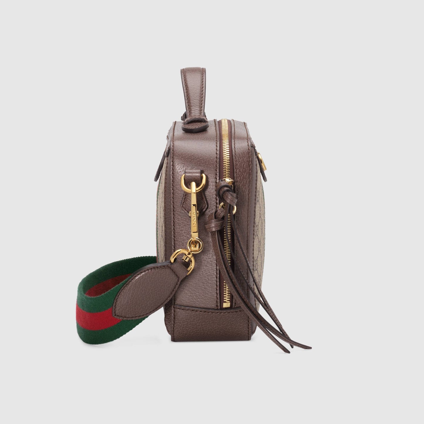 Gucci Monogram Leather Canvas Crossbody