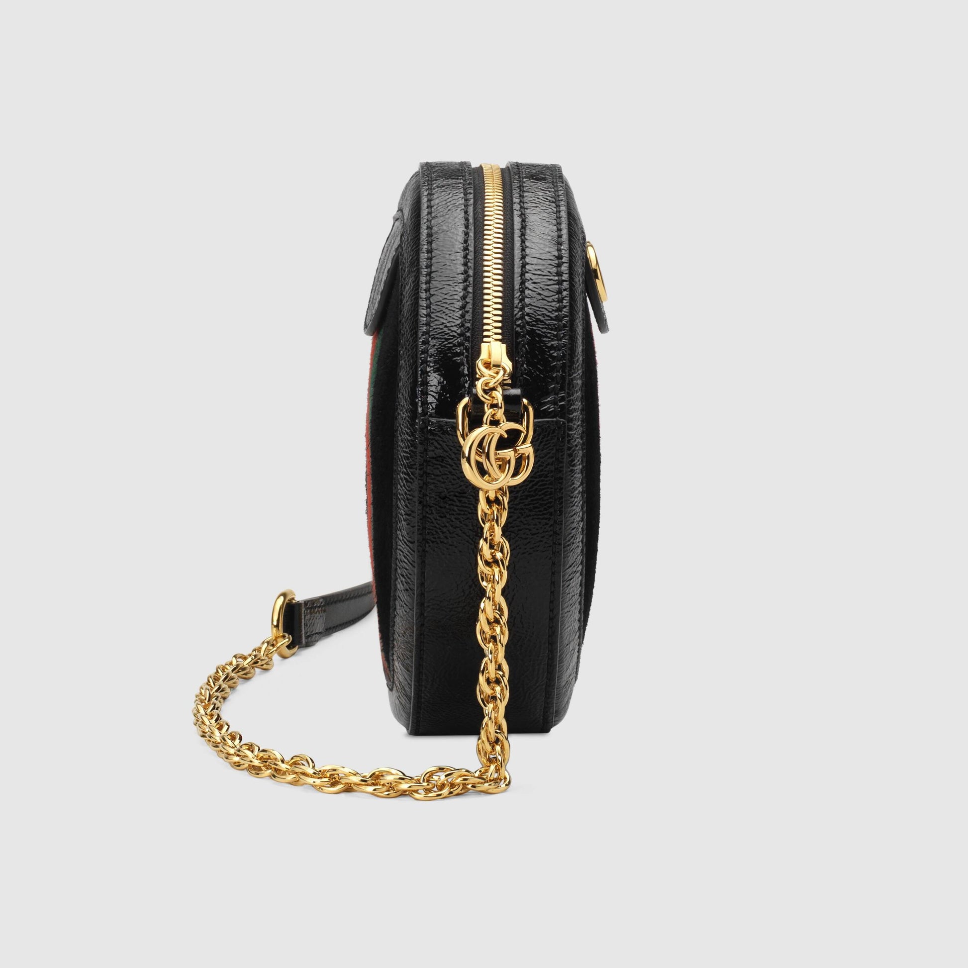 Gucci Monogram Chain Leather Crossbody