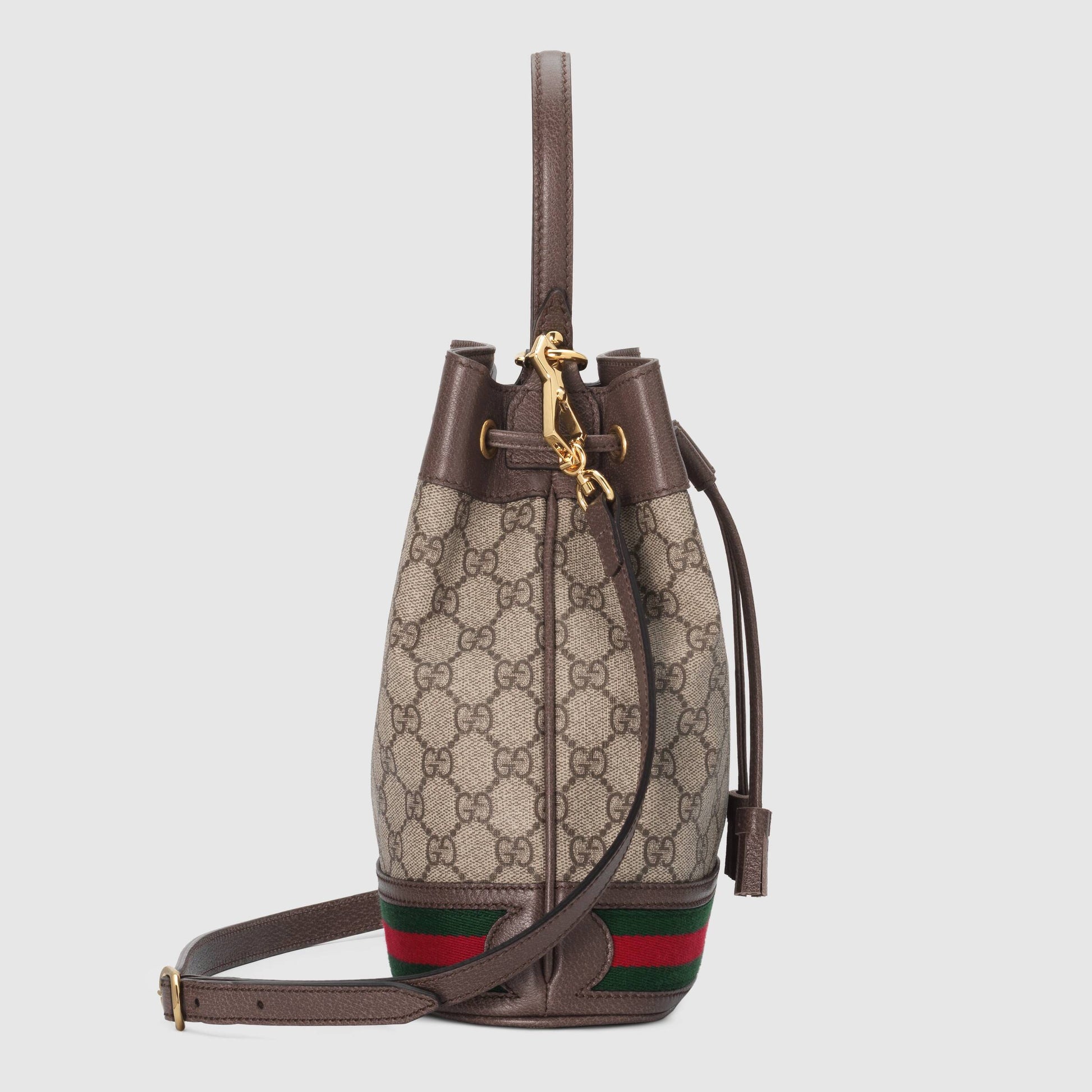 Gucci Monogram Leather Canvas Crossbody
