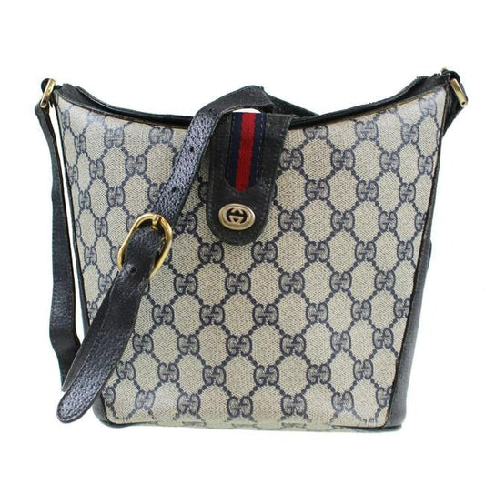 Gucci Leather Canvas Tote