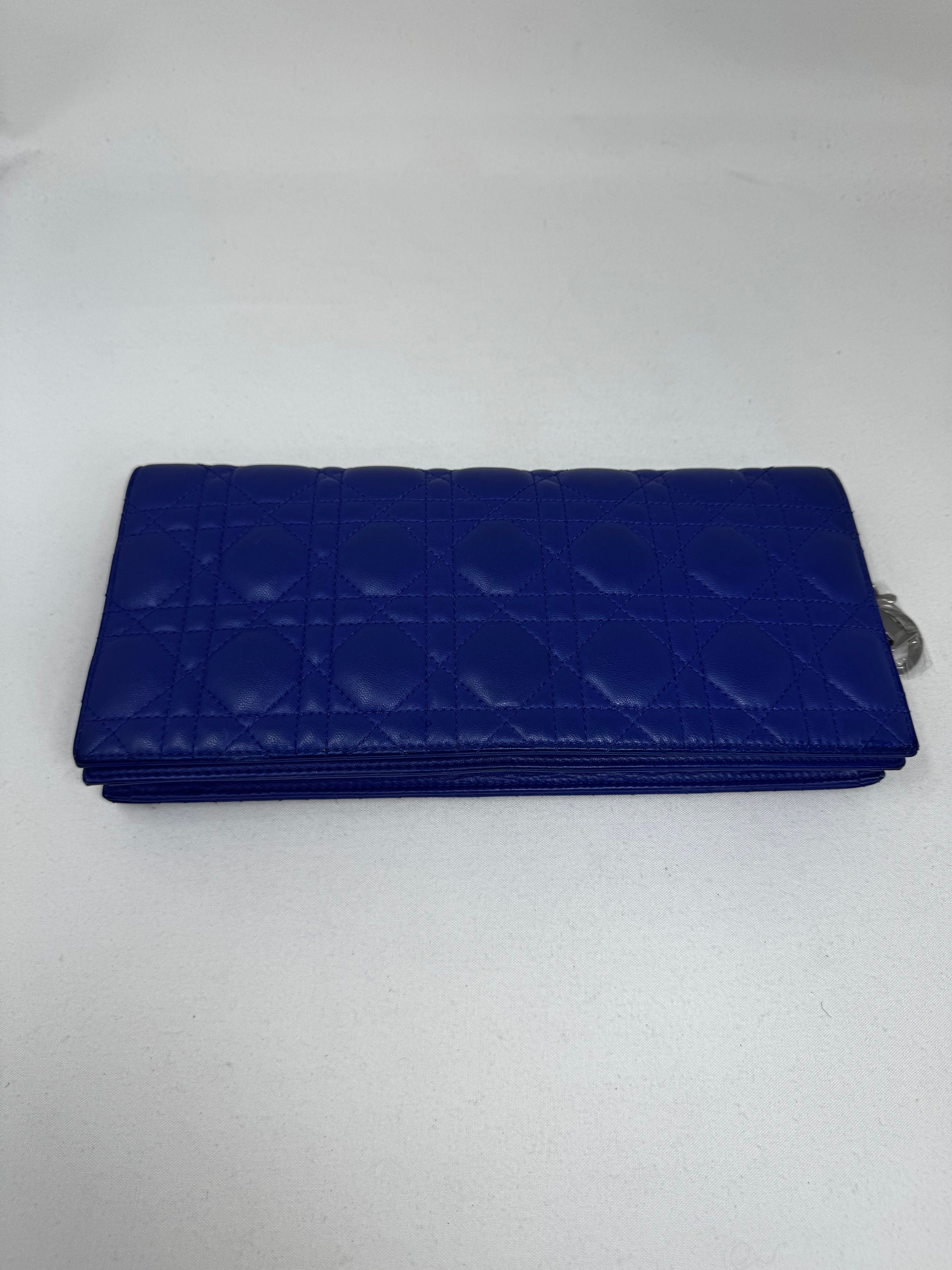 Christian Dior Cannage Chain Shoulder Bag | Blue BJ1-07