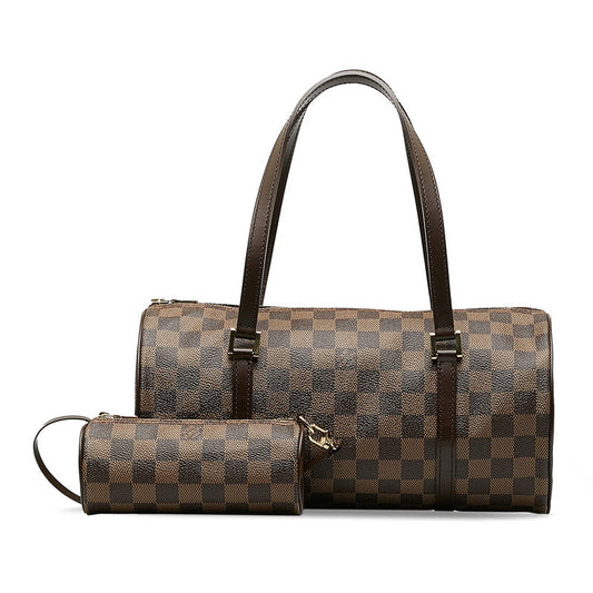 Louis Vuitton Damier Papillon 30 Handbag N51303 Brown PVC Leather Louis Vuitton