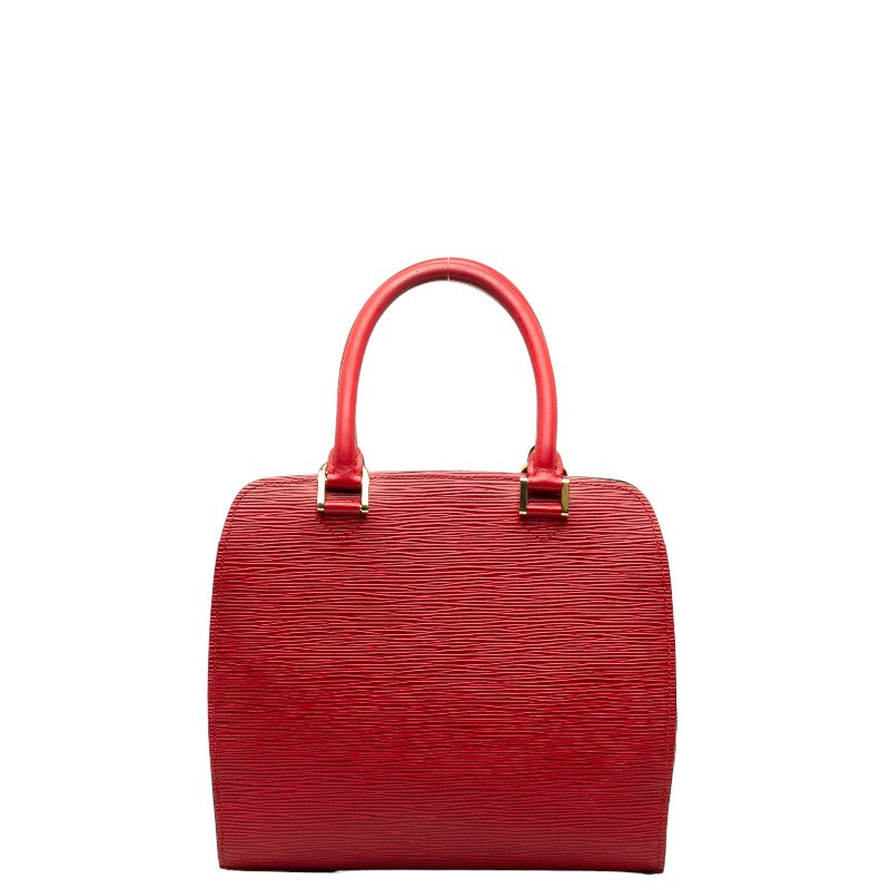 Louis Vuitton Epi Punch Handbag M52057 Castilian Red Leather Louis Vuitton