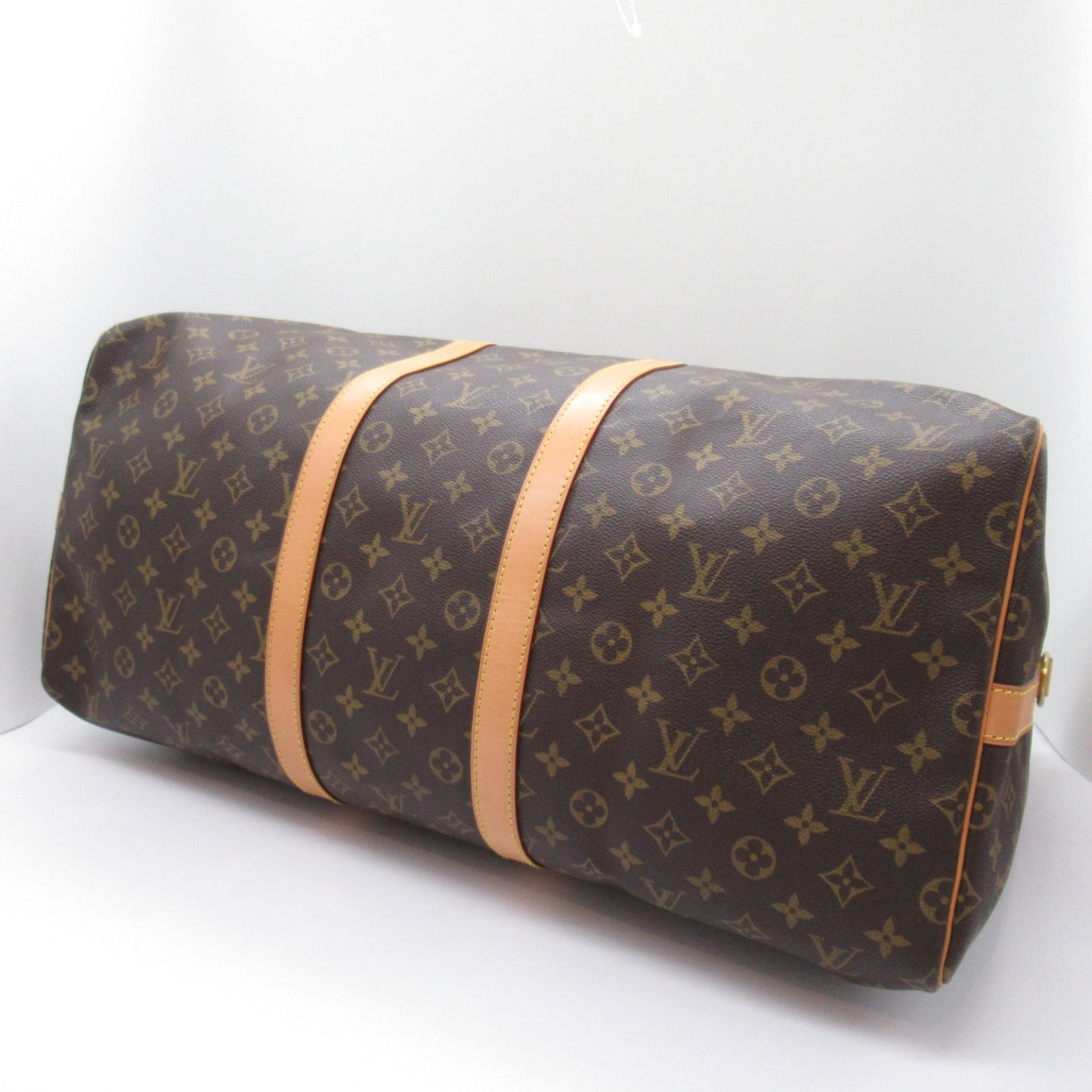 Louis Vuitton Keepall Bandouliere 55 Boston Bag Boston Bag PVC Coated Canvas Monogram Brown M41414