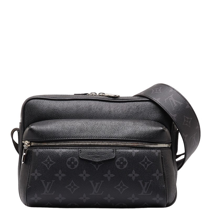 Louis Vuitton Monogram Eclipse Outdoor Messenger PM Shoulder Bag M30233 Noir Black PVC Leather Louis Vuitton