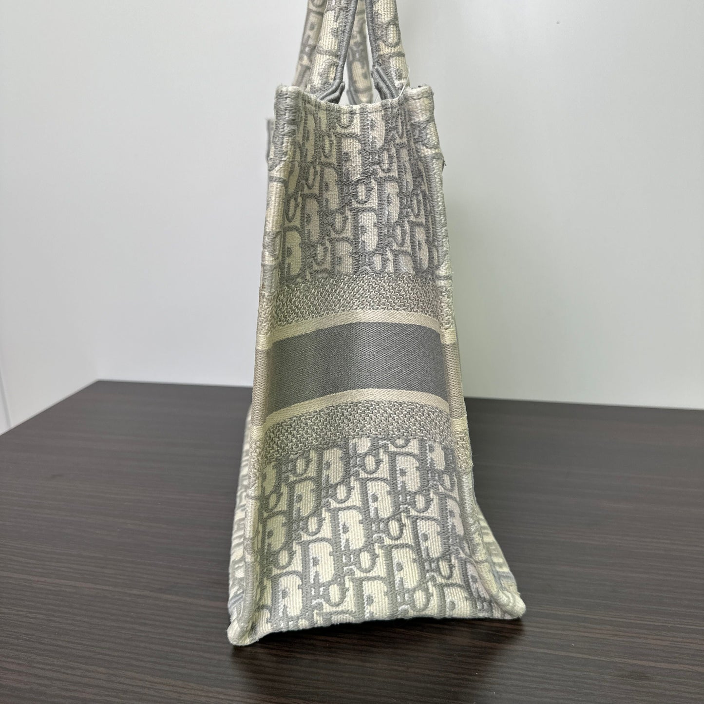 Dior Grey Oblique Canvas Large Book Tote LB124921
