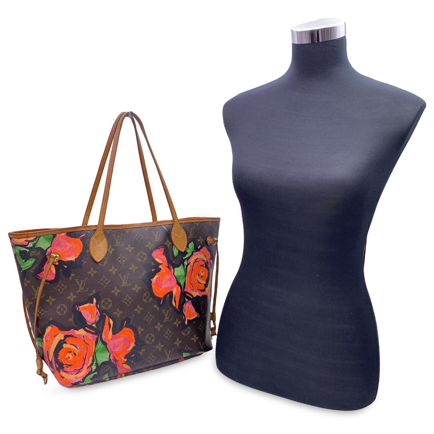 LOUIS VUITTON Limited Ed Sprouse Monogram Canvas Neverfull Mm