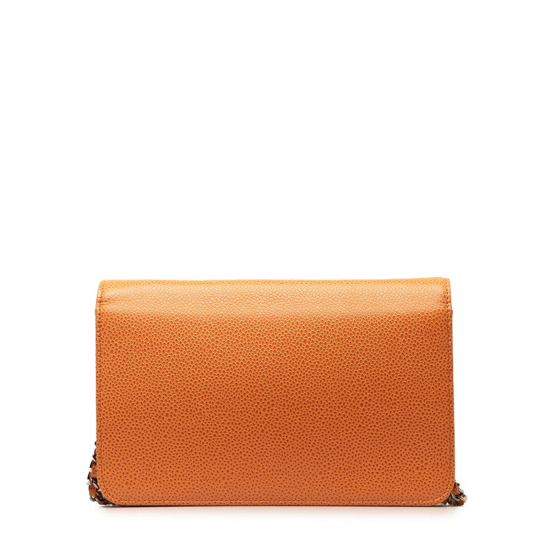 Chanel Coco Caviar Chain Wallet Shoulder Bag