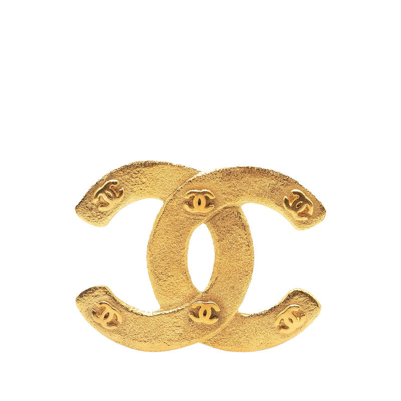 Chanel Coco Mark Brooch Classic Flap Tote