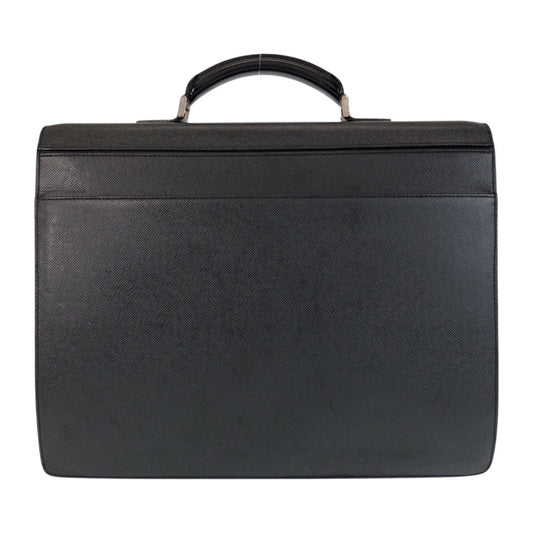 LOUIS VUITTON Business bag M31052 leather Ardoise Black SilverMetal Business bag briefcase Taiga Robusto 1 mens