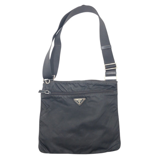 PRADA Shoulder Bag Nylon Black black Shoulder Bag Sacoche Unisex Test Triangular logo mens