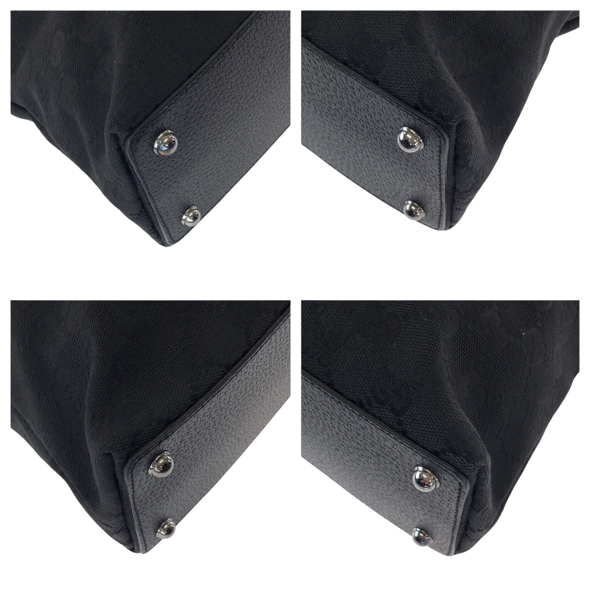 GUCCI Tote Bag 120837 GG canvas black