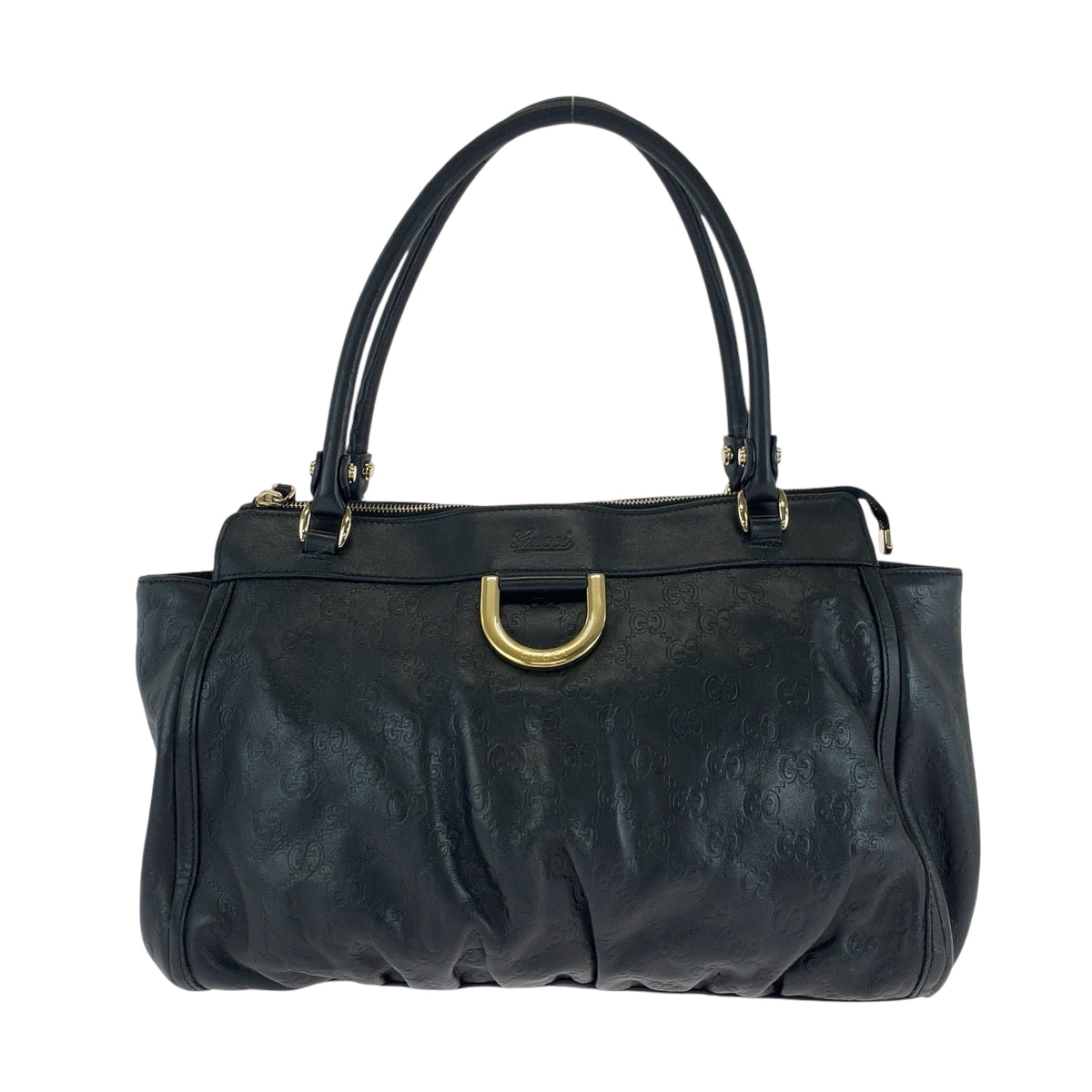 GUCCI Tote Bag 189831 leather black Abbey
