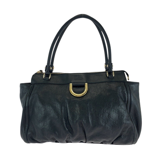 GUCCI Tote Bag 189831 leather black Abbey