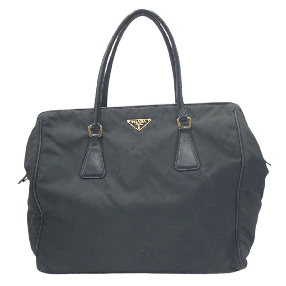 Prada Tessuto Triangle Logo Nylon Tote Bag