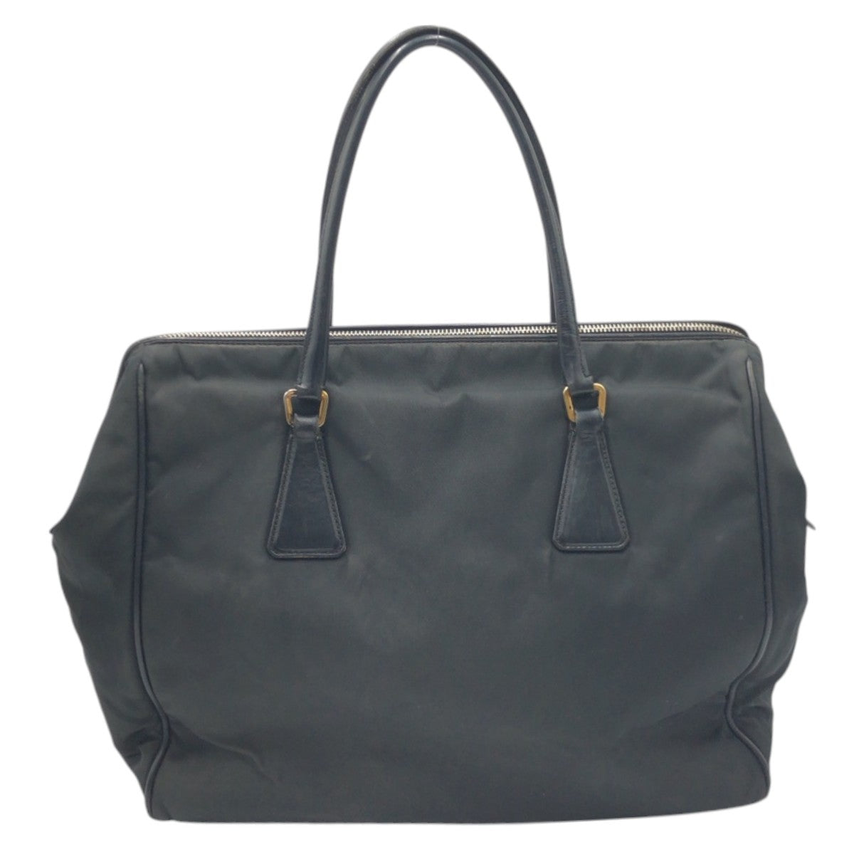 PRADA Tote Bag Nylon Black black Tote Bag handbag Test Triangular logo Women