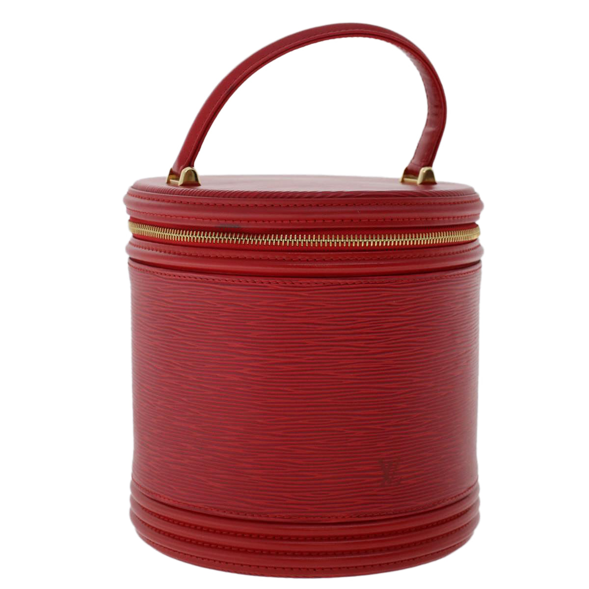 LOUIS VUITTON Epi Cannes Hand Bag Red LV Auth