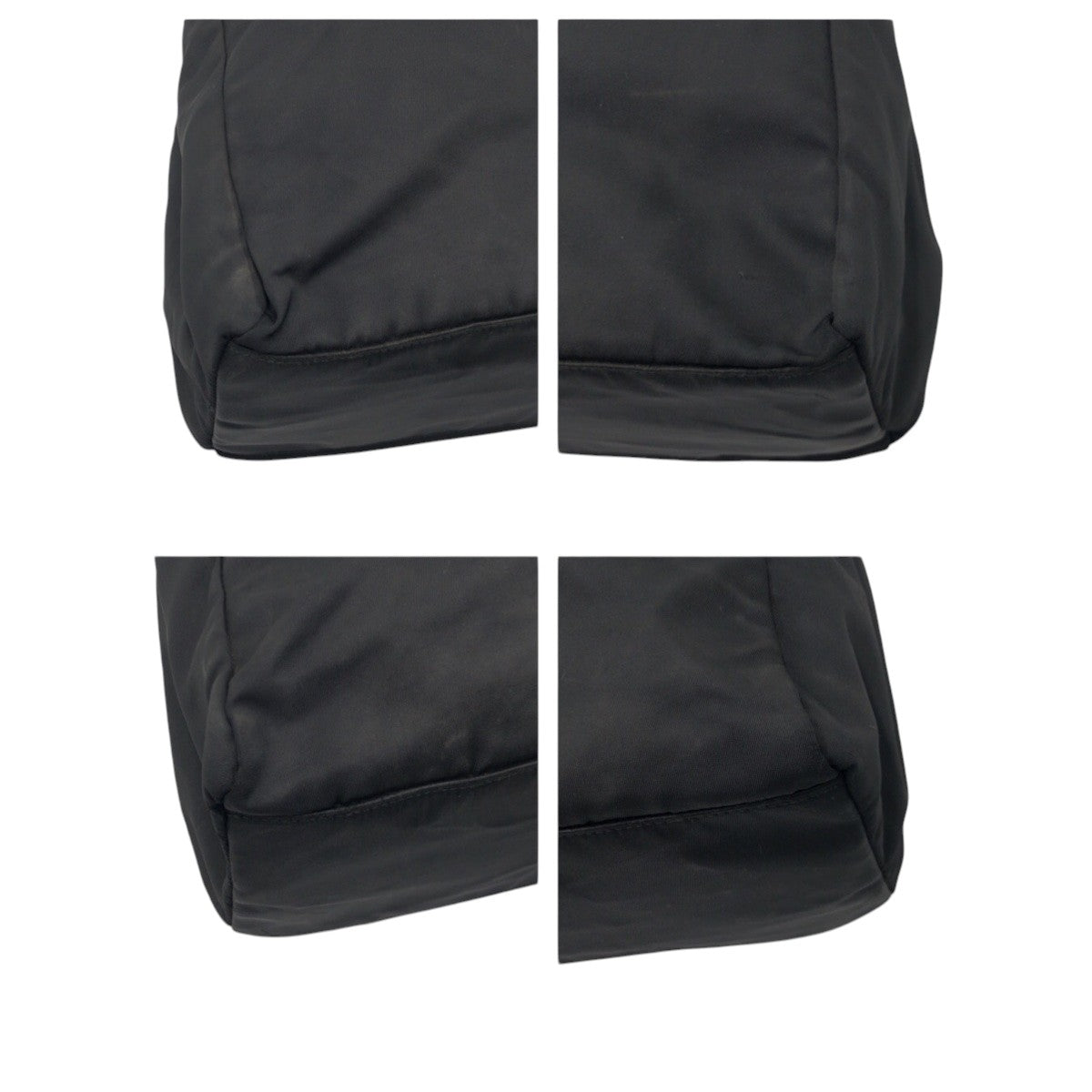 PRADA Tote Bag Nylon black Test Triangular logo - Style 2
