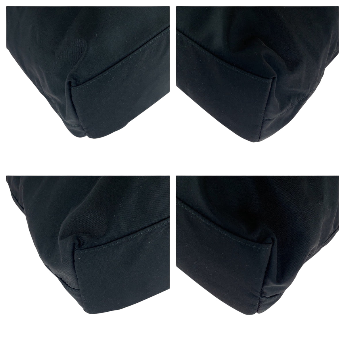 PRADA Tote Bag Nylon black Test Triangle With logo - Style 3
