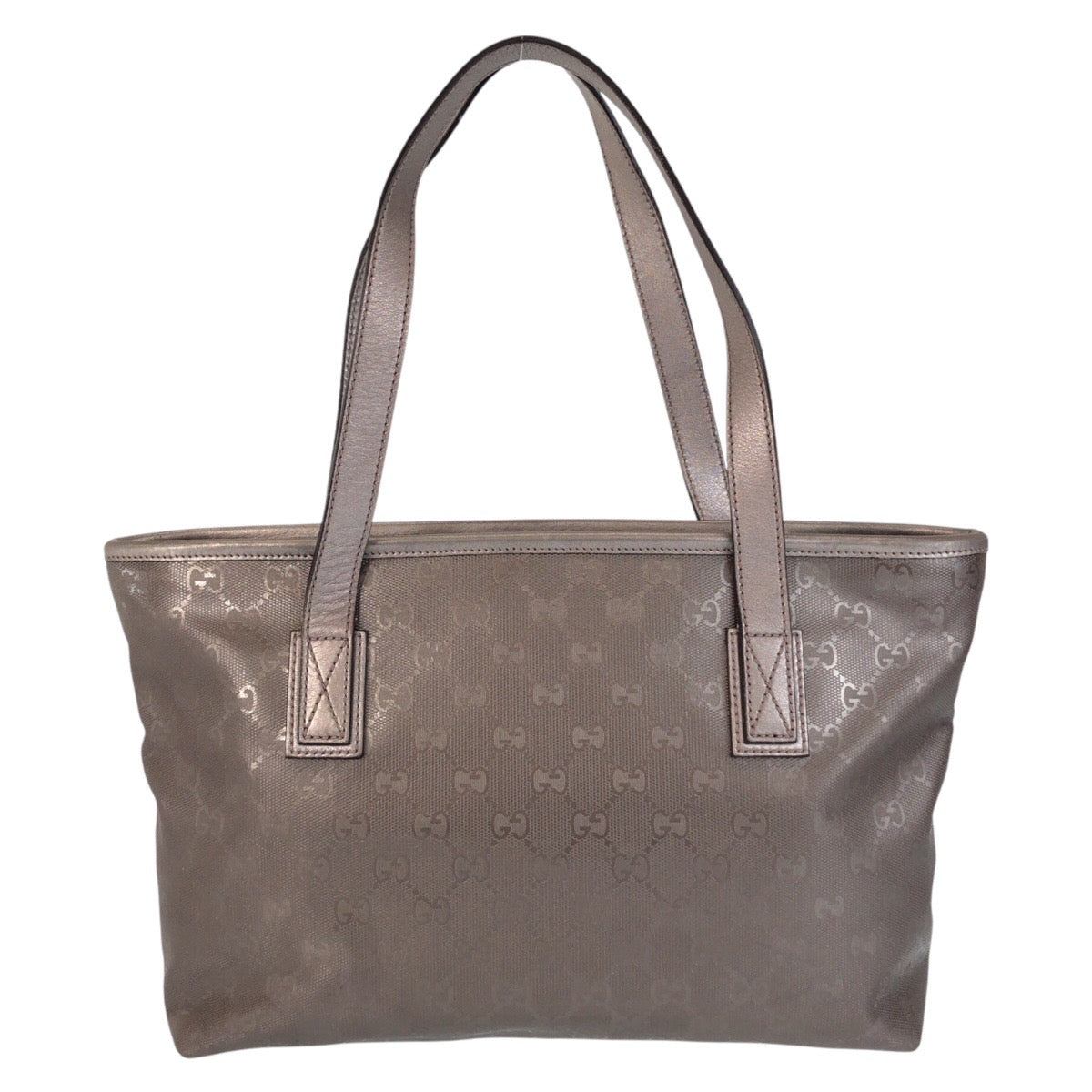 GUCCI Tote Bag 211138 PVC gray GG implementation