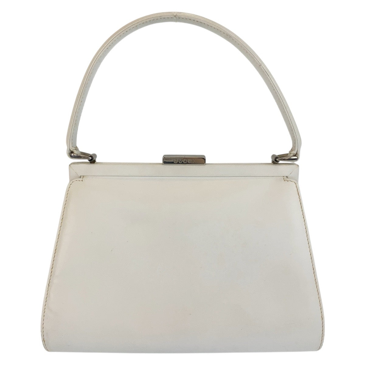 GUCCI Handbag 00020460301 leather White SilverMetal