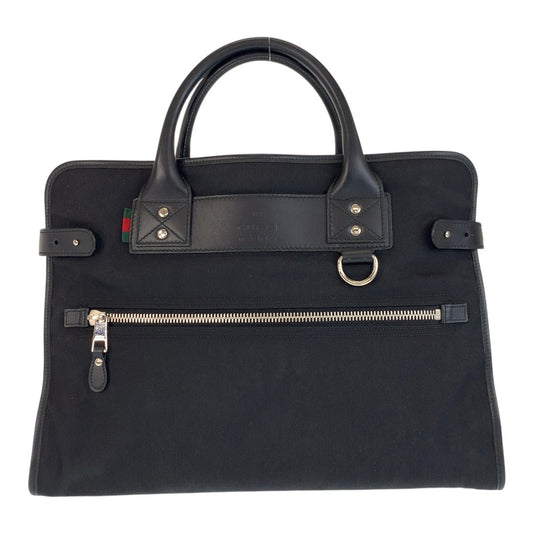 GUCCI Business bag 246410 Nylon black Sherry line