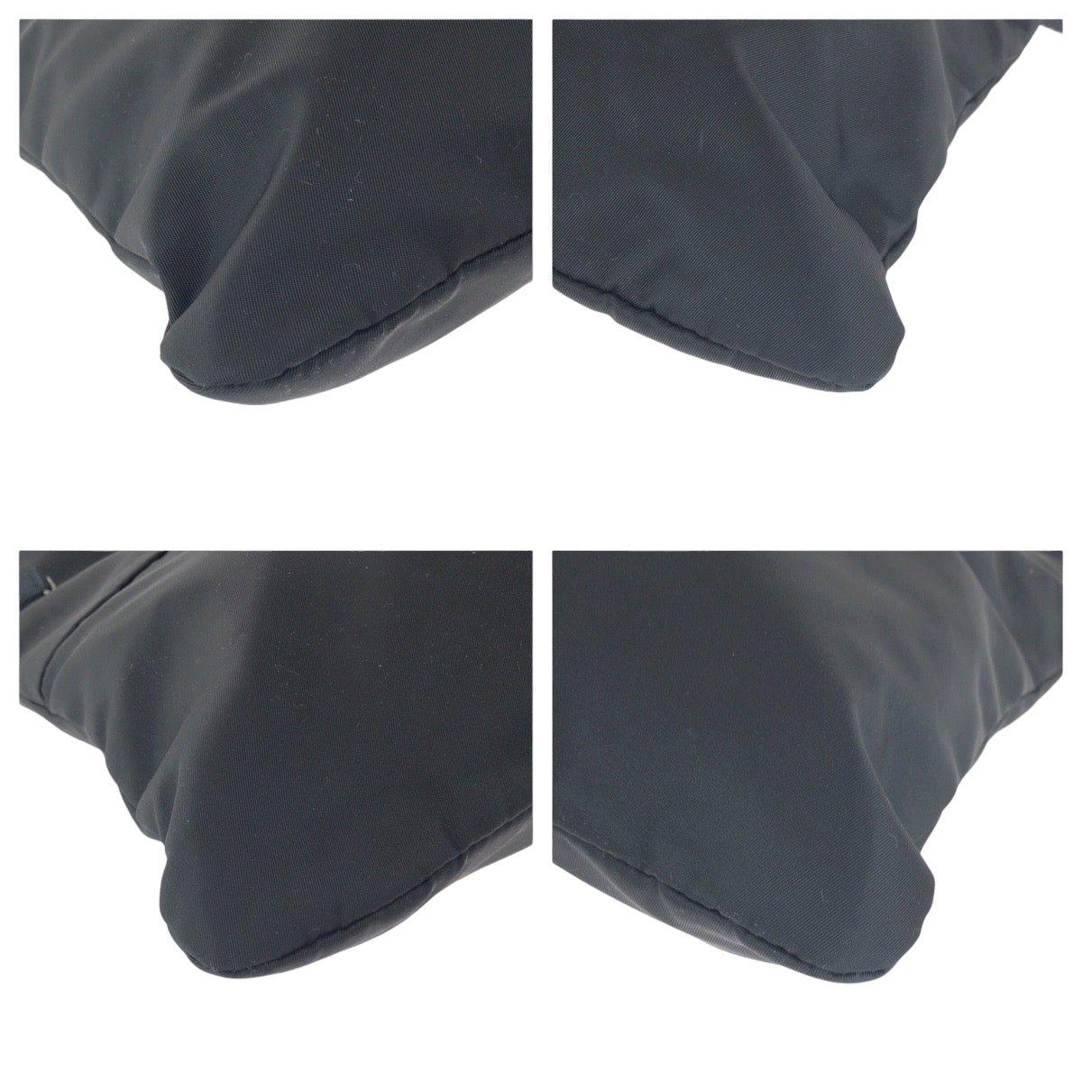 PRADA Shoulder Bag Nylon Black SilverMetal Shoulder Bag Sacoche Test Triangle With logo Women - Style 8