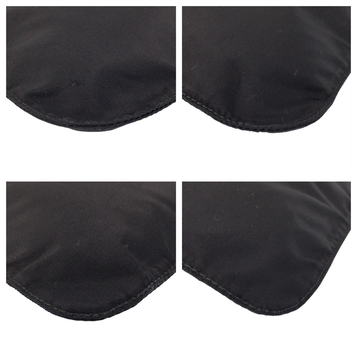 PRADA Shoulder Bag Nylon black Test Triangle With logo - Style 9