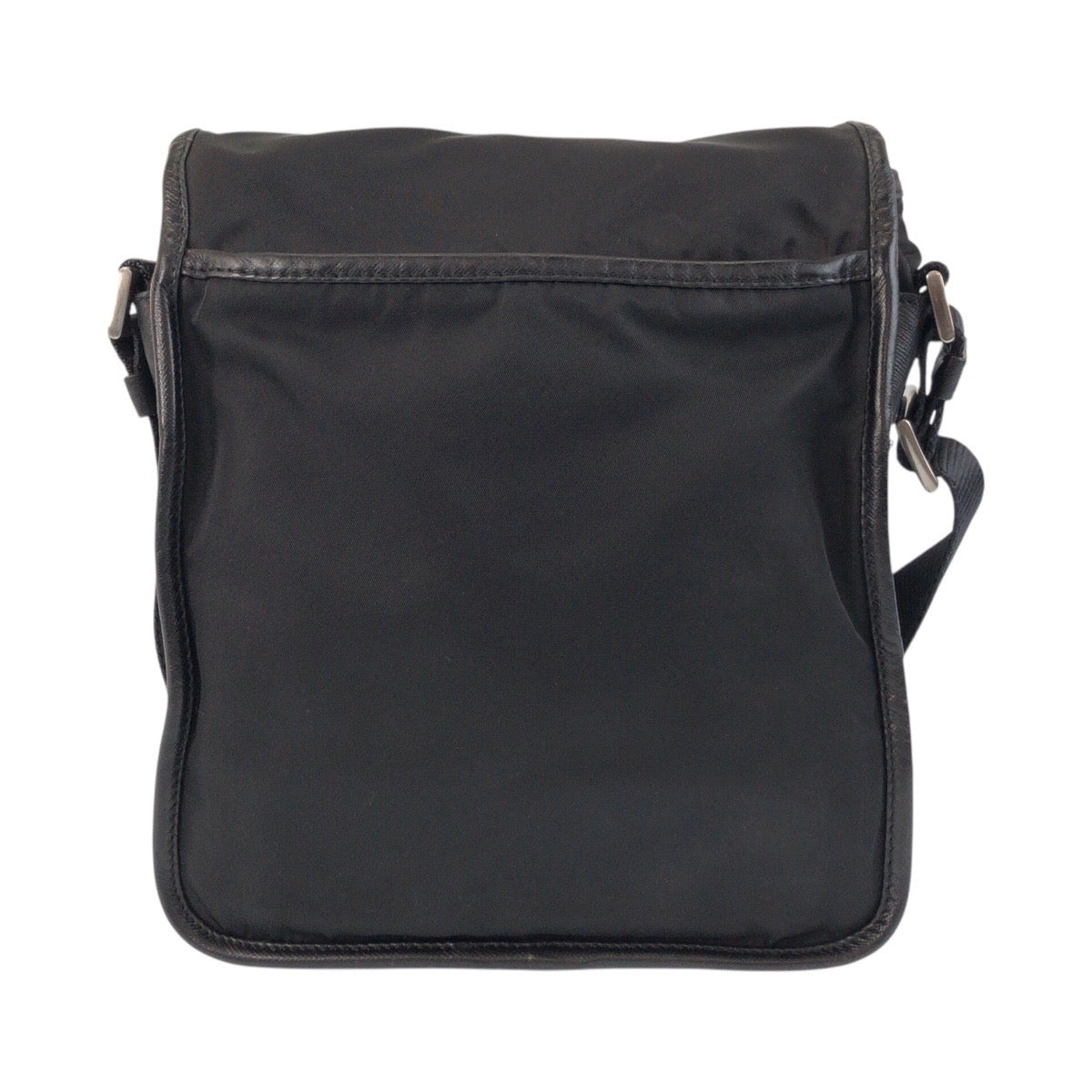 PRADA Shoulder Bag Nylon black Test Triangle With logo - Style 10