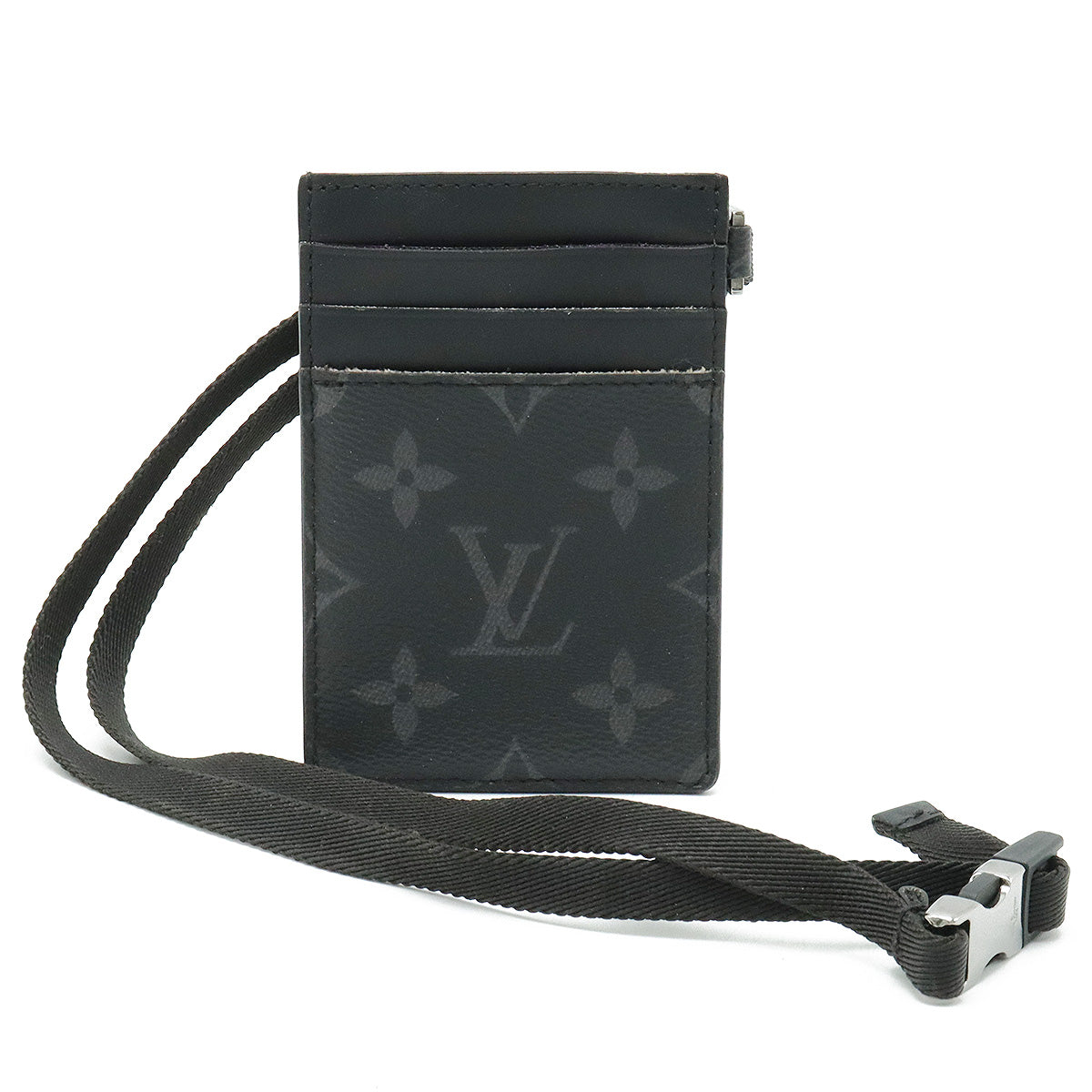 Louis vuitton Monogram Eclipse Card Folder Holder Card Case M61690