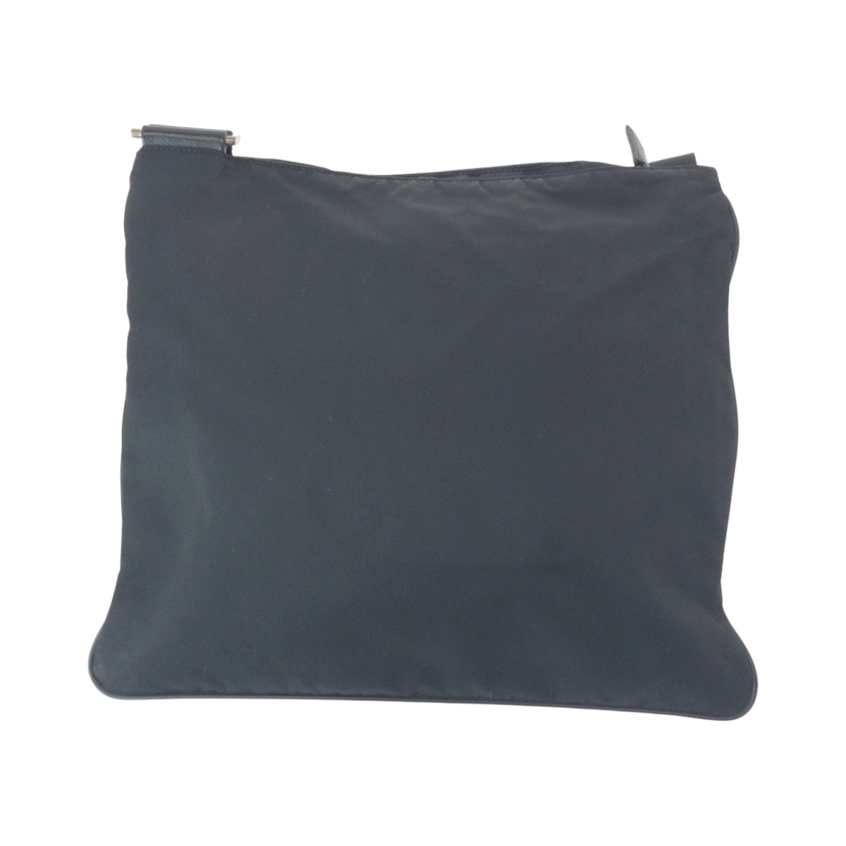 PRADA Shoulder Bag Nylon Black SilverMetal Shoulder Bag pochette Test Triangle With logo Women - Style 4
