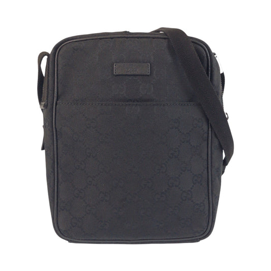 GUCCI Shoulder Bag 122759 GG canvas Black black Shoulder Bag Pochette Women(Unisex)
