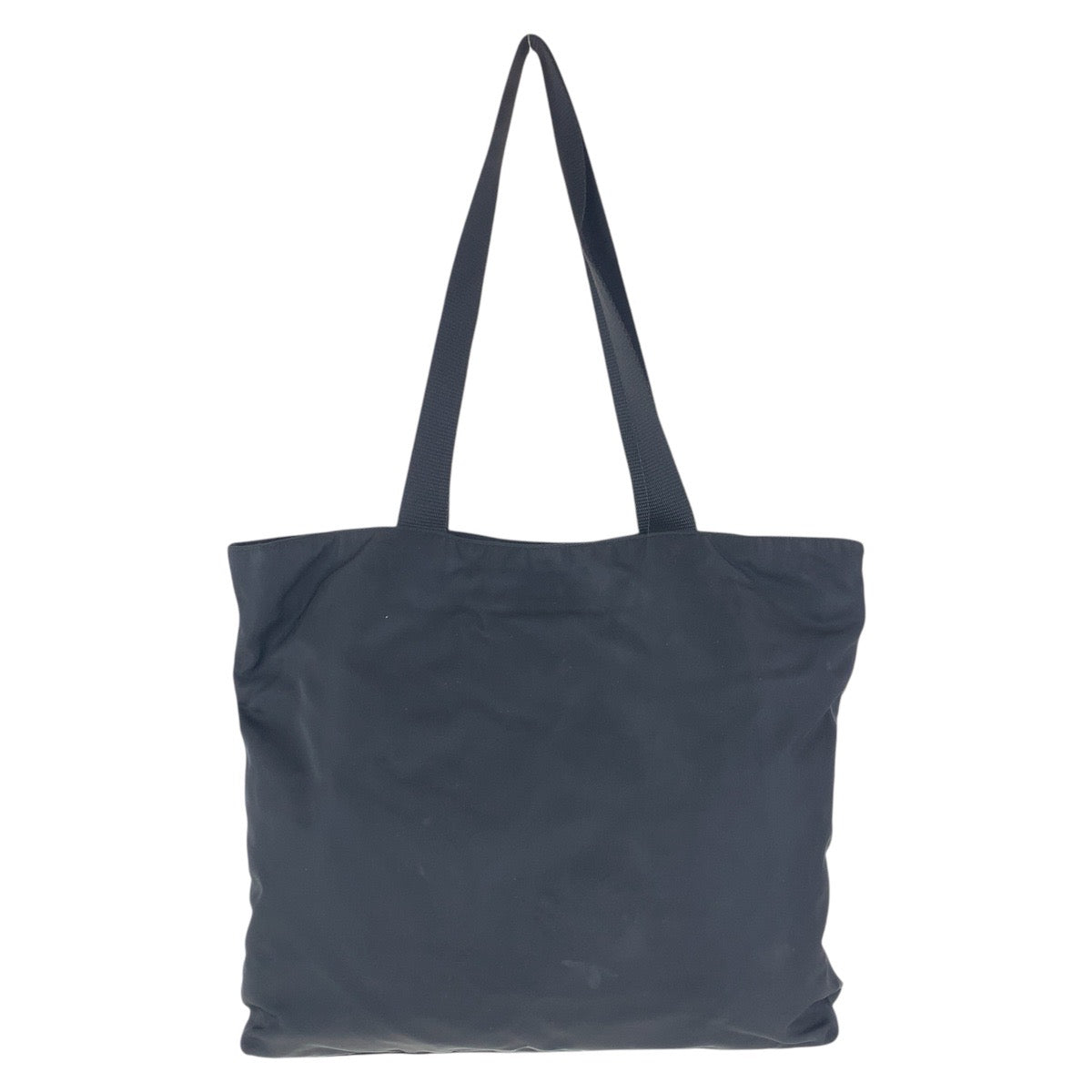 PRADA Tote Bag Nylon Black SilverMetal Tote Bag Shoulder Bag Test Triangle With logo Women - Style 3