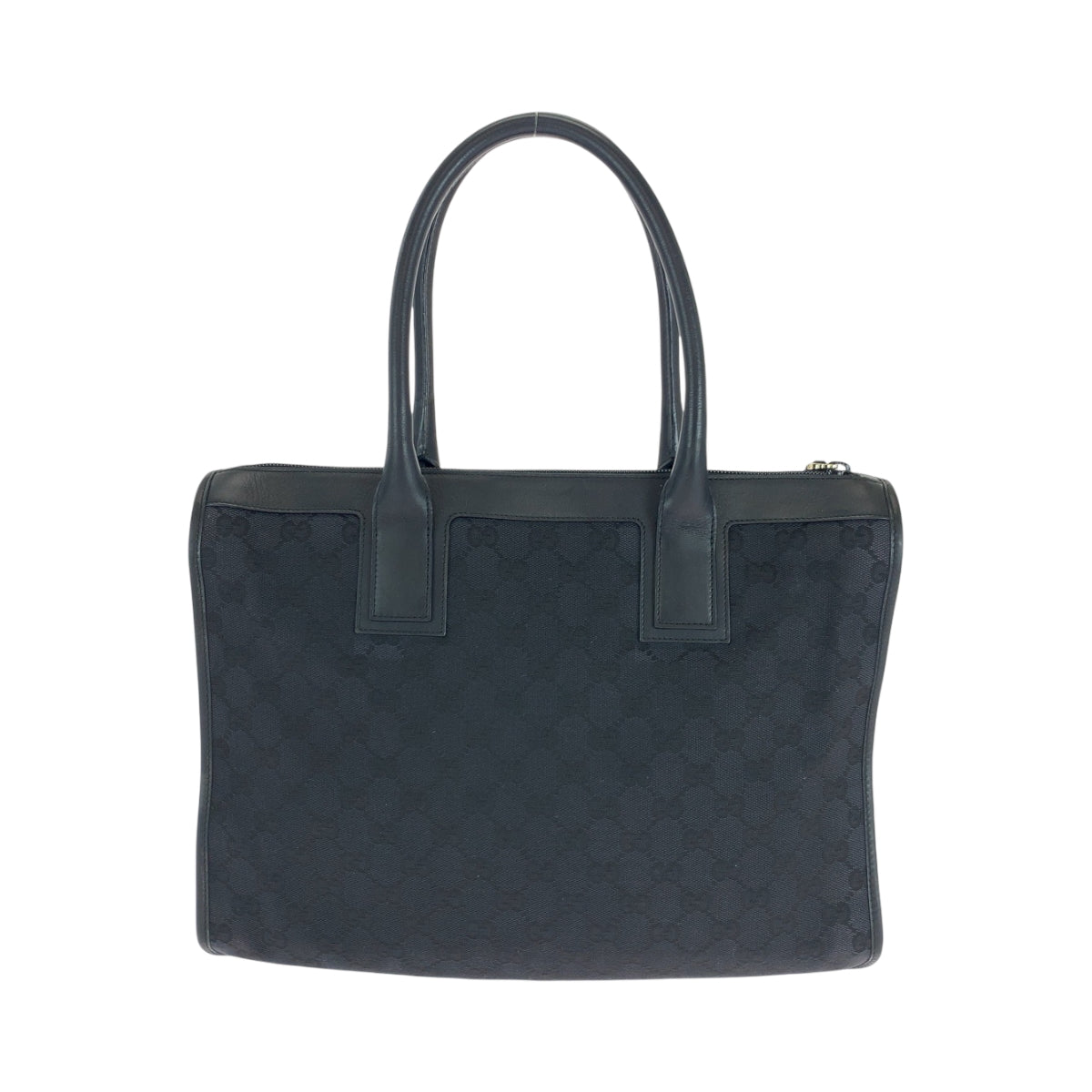 GUCCI Handbag 000 0854 GG canvas Black SilverMetal Handbag Shoulder Bag Women